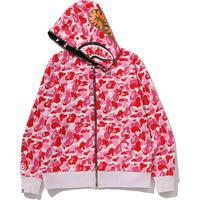 ABC CAMO REVERSIBLE SHARK FULL ZIP HOODIE MENS