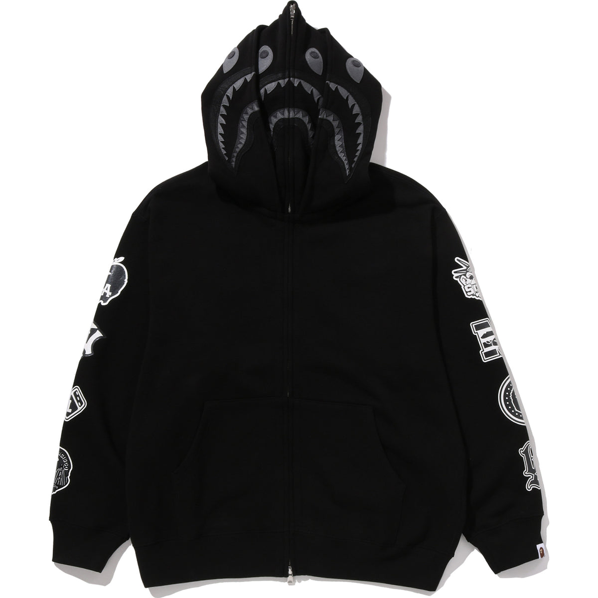 US LIMITED DOUBLE SHARK RELAXED FIT FULL ZIP HOODIE MENS