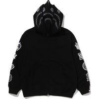 US LIMITED DOUBLE SHARK RELAXED FIT FULL ZIP HOODIE MENS