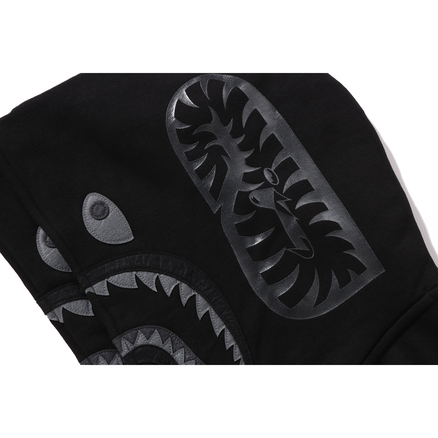 BAPE US BLACK FRIDAY DOUBLE SHARK RELAXED FIT FULL ZIP HOODIE MENS