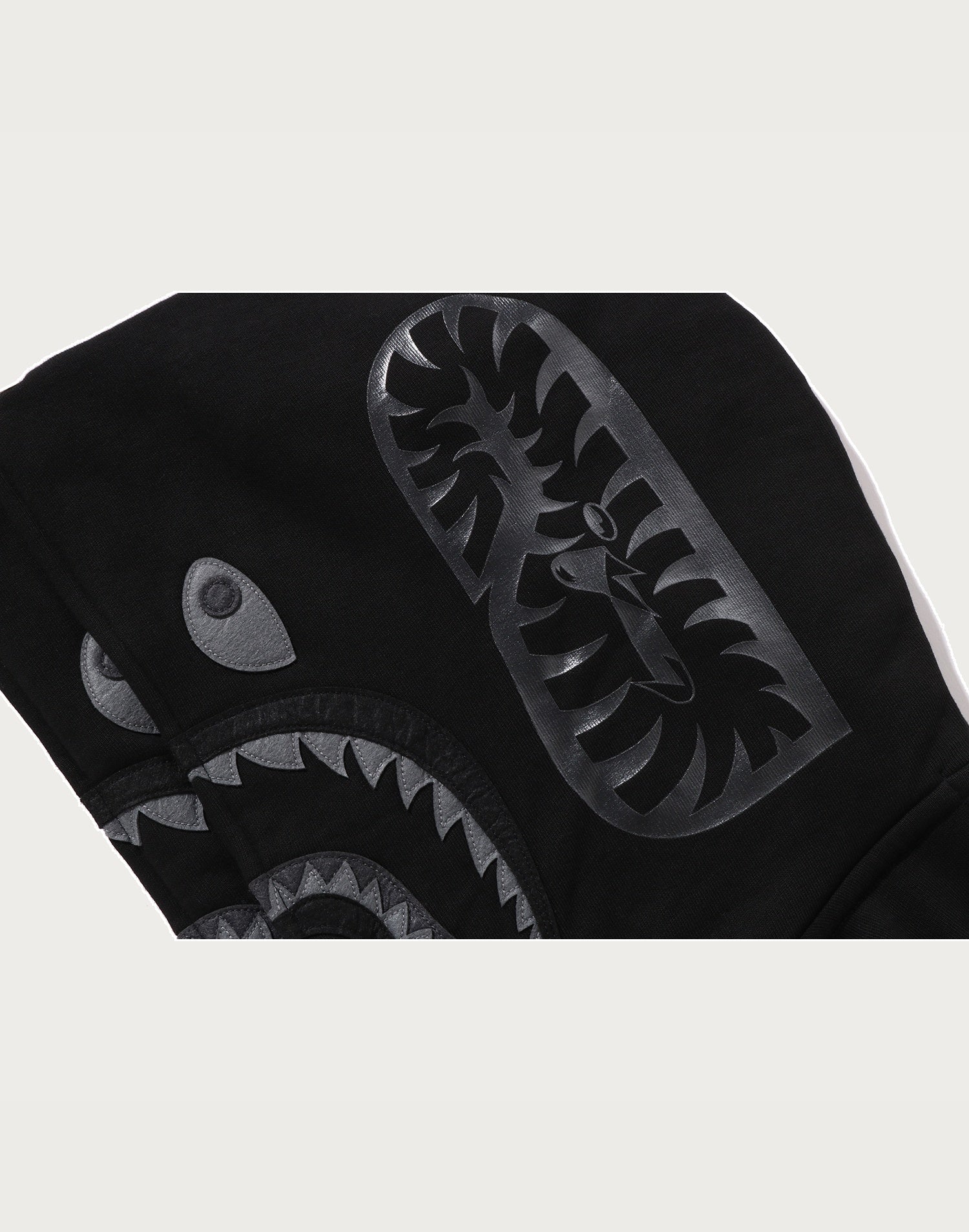 BAPE US BLACK FRIDAY DOUBLE SHARK RELAXED FIT FULL ZIP HOODIE MENS