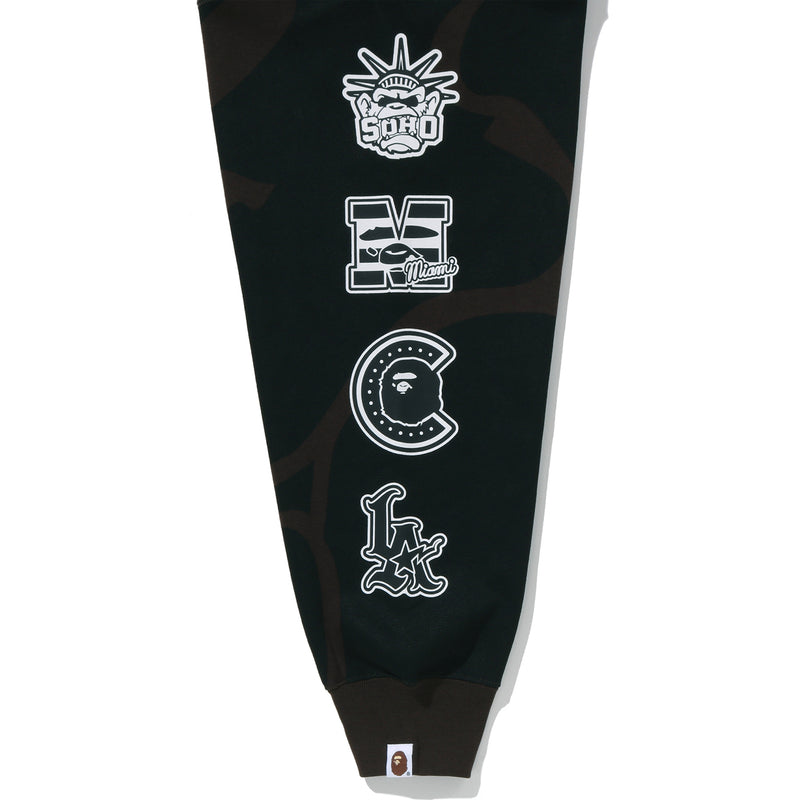 US LIMITED SOLID CAMO DOUBLE SHARK FULL ZIP HOODIE MENS