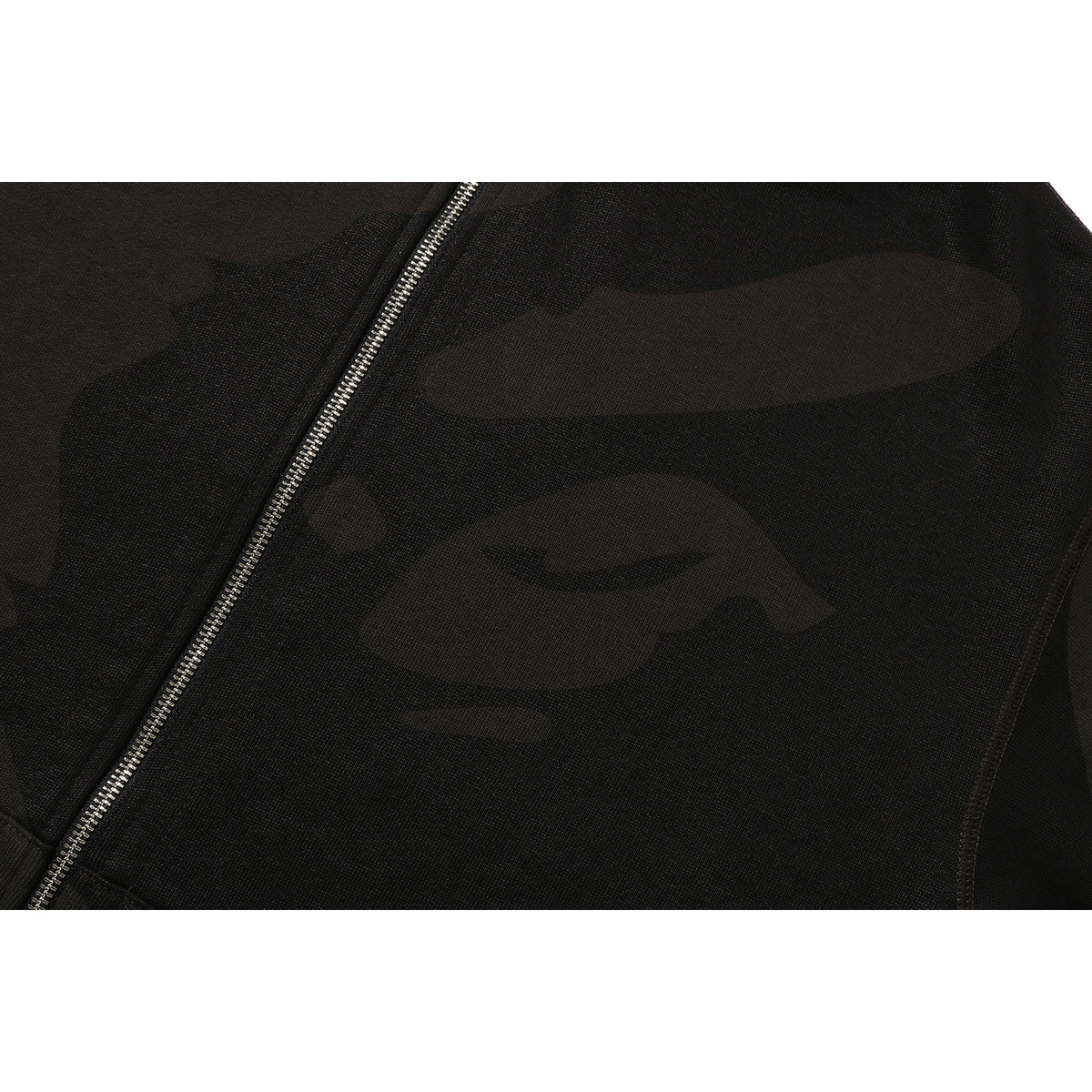 US LIMITED SOLID CAMO DOUBLE SHARK FULL ZIP HOODIE MENS