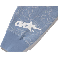 BAPE X OVO NEON 1ST CAMO JACQUARD SHARK FULL ZIP HOODIE MENS