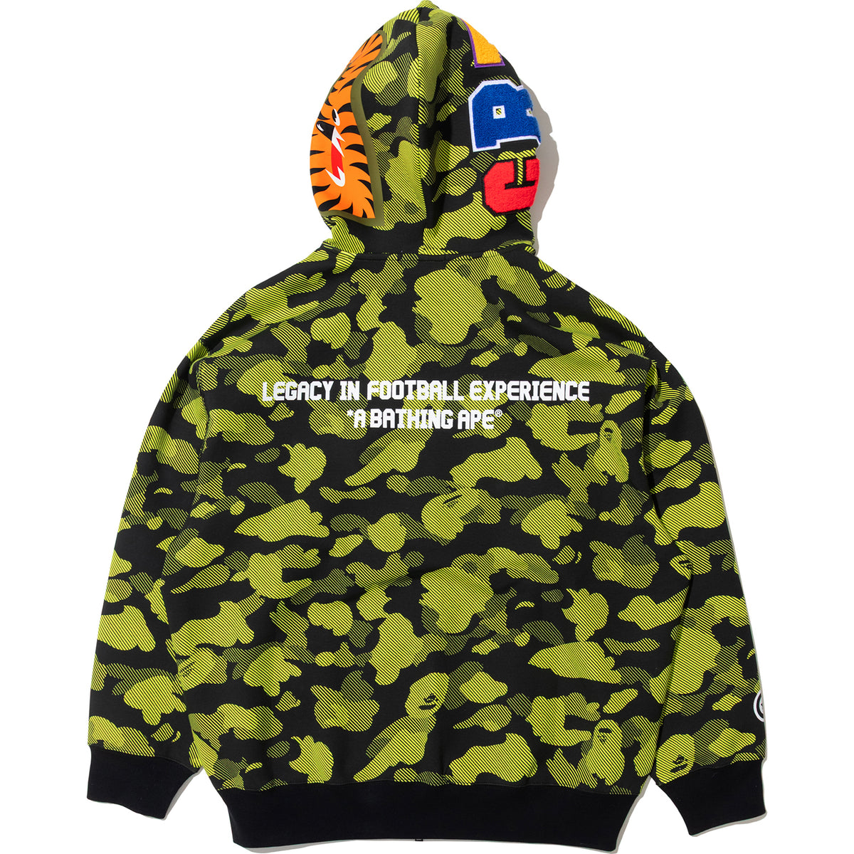 BAPE X CR7 LIFE LOGO RELAXED FIT SHARK FULL ZIP HOODIE M #1 MENS