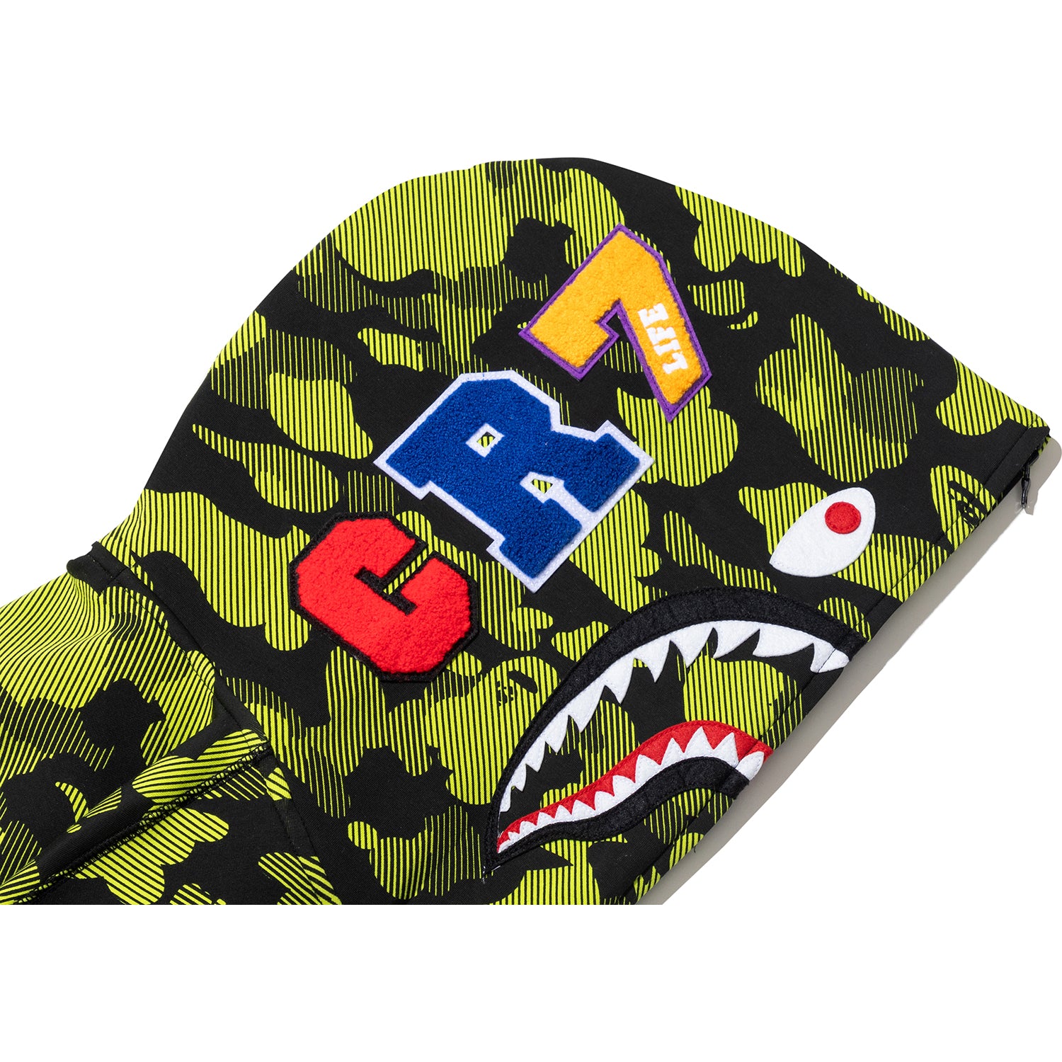 BAPE X CR7 LIFE LOGO RELAXED FIT SHARK FULL ZIP HOODIE M #1 MENS
