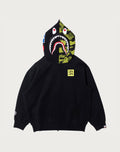 BAPE X CR7 LIFE LOGO RELAXED FIT SHARK FULL ZIP HOODIE #2 MENS