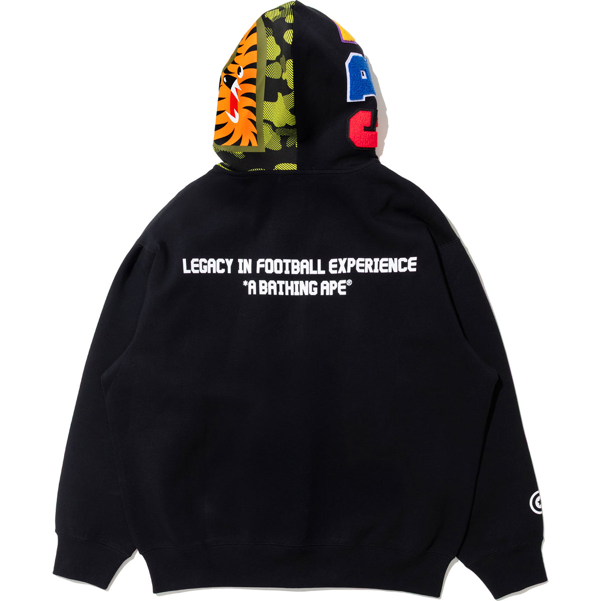 BAPE X CR7 LIFE LOGO RELAXED FIT SHARK FULL ZIP HOODIE #2 MENS