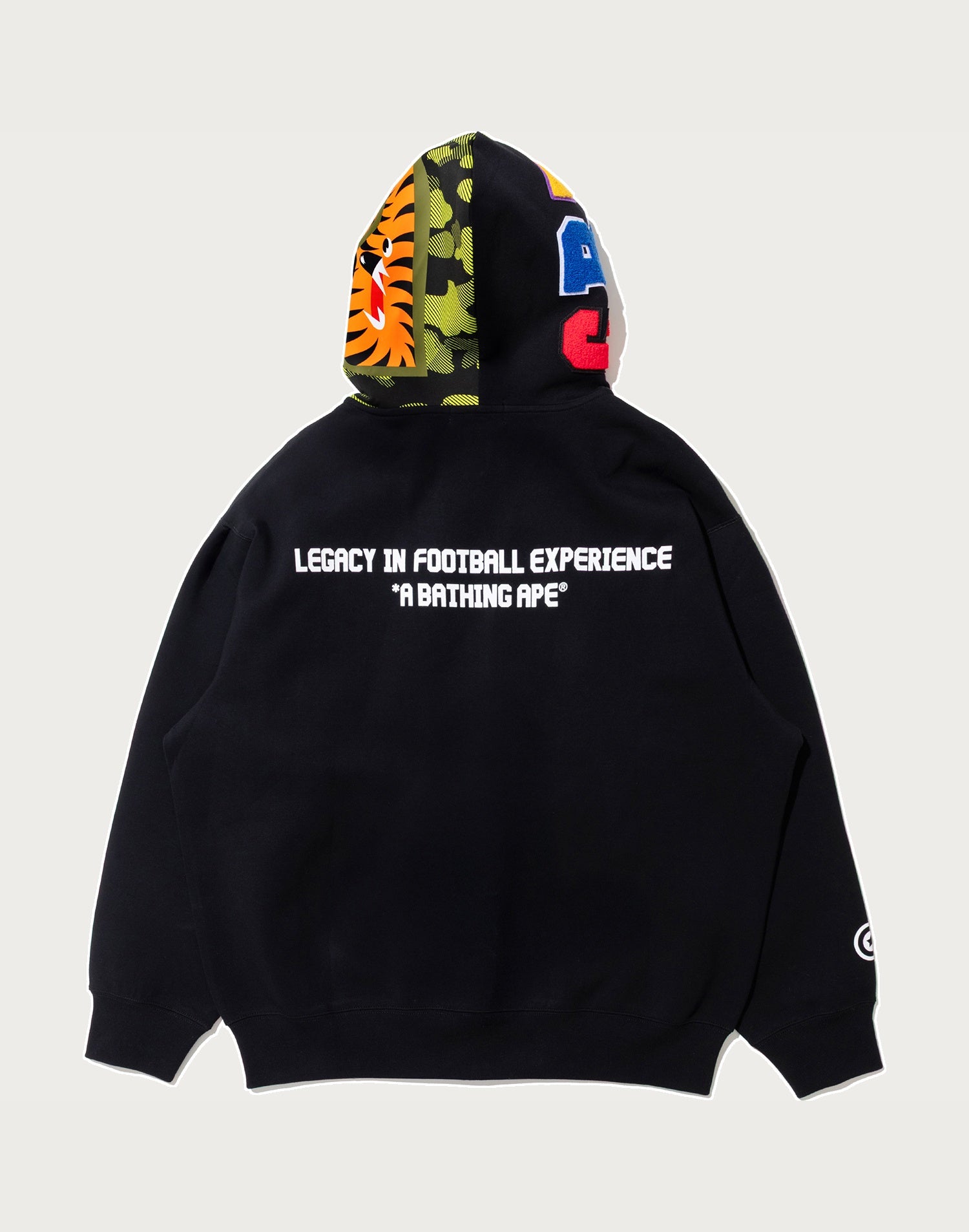 BAPE X CR7 LIFE LOGO RELAXED FIT SHARK FULL ZIP HOODIE #2 MENS