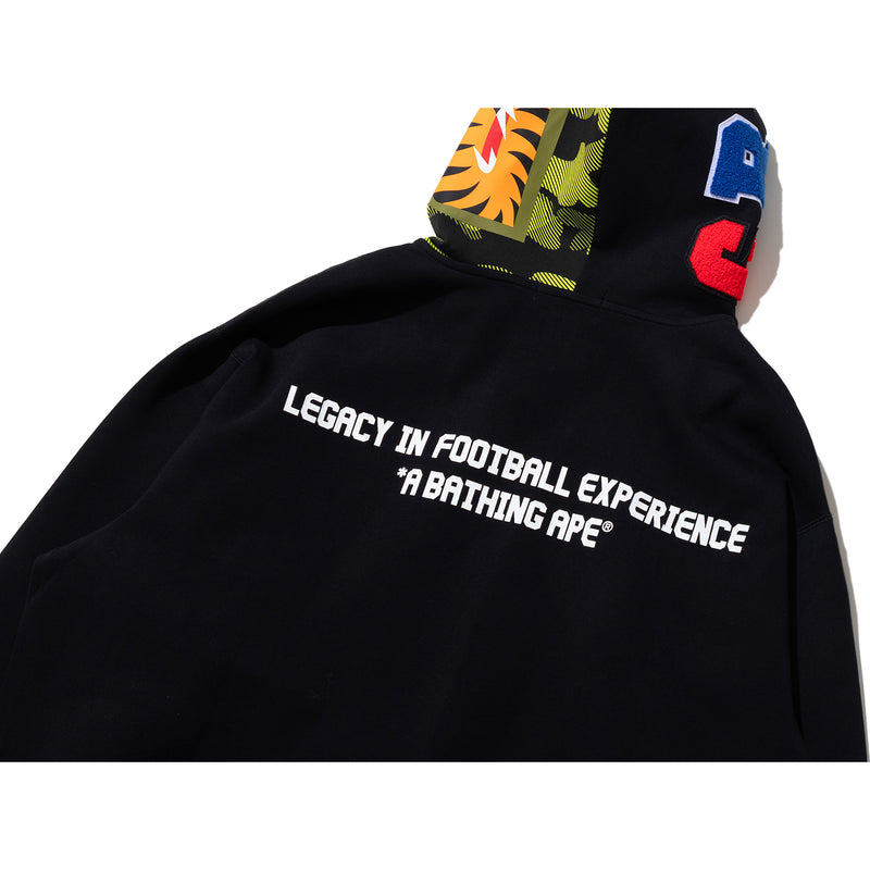 BAPE X CR7 LIFE LOGO RELAXED FIT SHARK FULL ZIP HOODIE #2 MENS