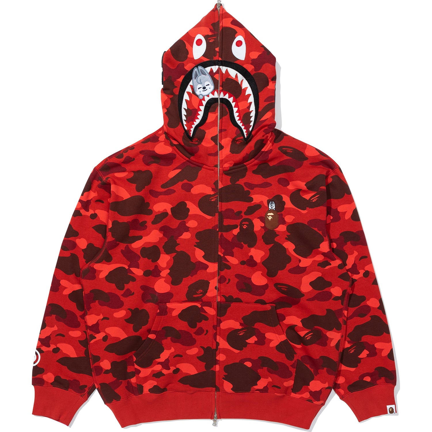 BAPE X STRAYKIDS WOLF CHAN SHARK FULL ZIP HOODIE MENS – us.bape.com