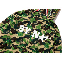 BAPE X SPOTIFY BY CENTRAL CEE CAMO SHARK FULL ZIP HOODIE MENS
