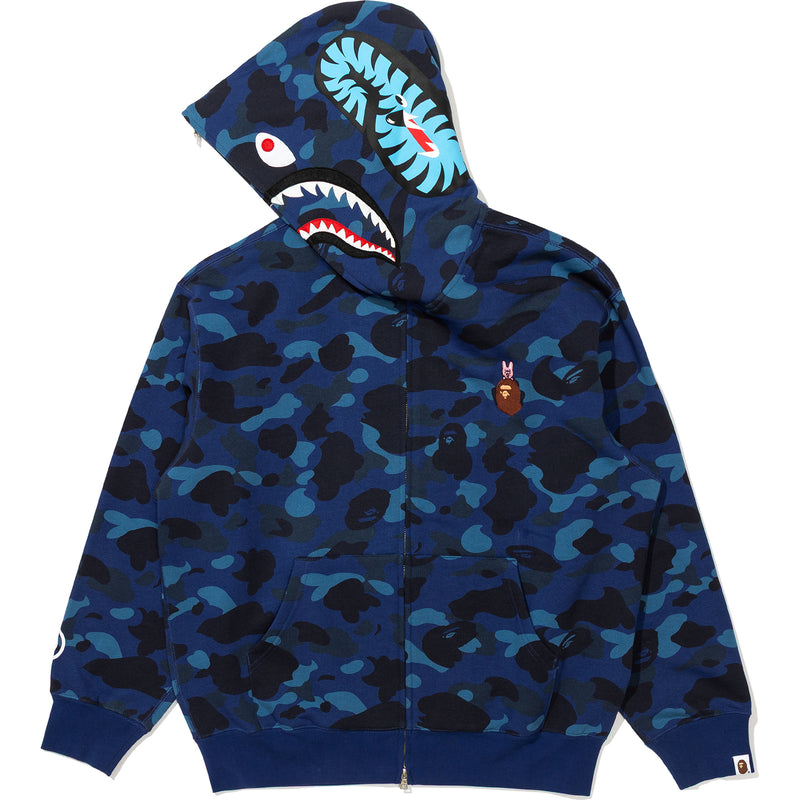 BAPE X STRAYKIDS DWAEKKI SHARK FULL ZIP HOODIE MENS