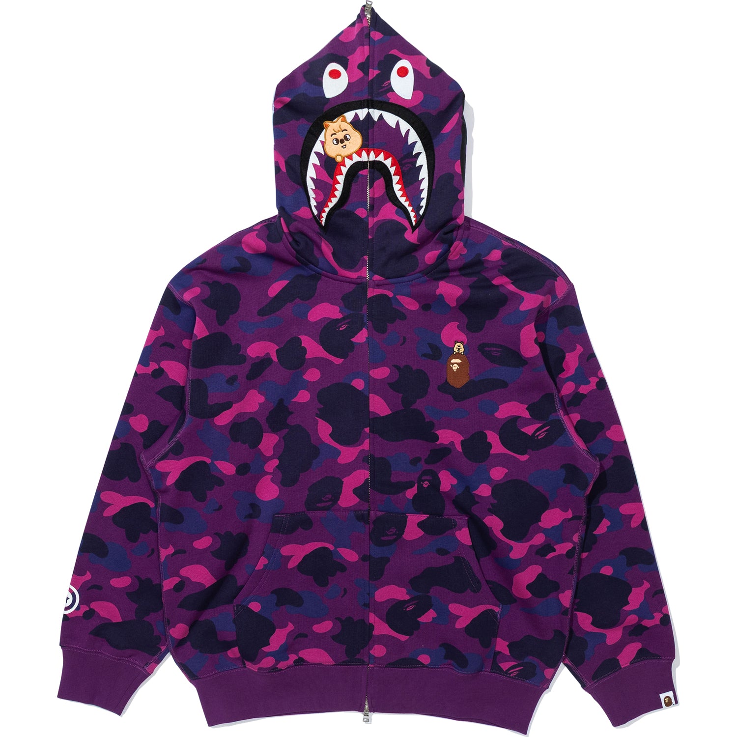 BAPE X STRAYKIDS HAN QUOKKA SHARK FULL ZIP HOODIE MENS – us.bape.com