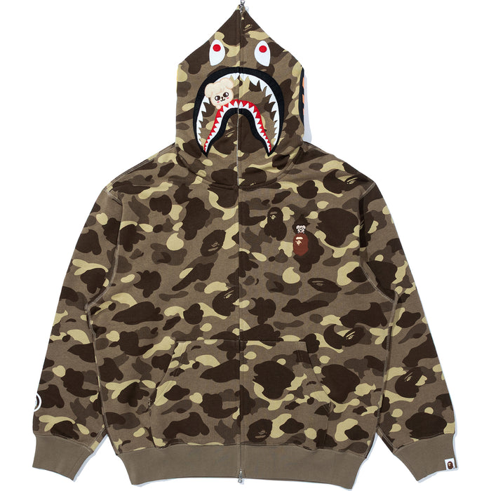 BAPE X STRAYKIDS PUPPYM SHARK FULL ZIP HOODIE MENS