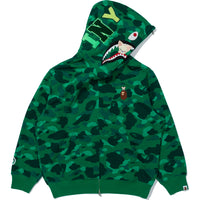 BAPE X STRAYKIDS FOXI.NY SHARK FULL ZIP HOODIE MENS