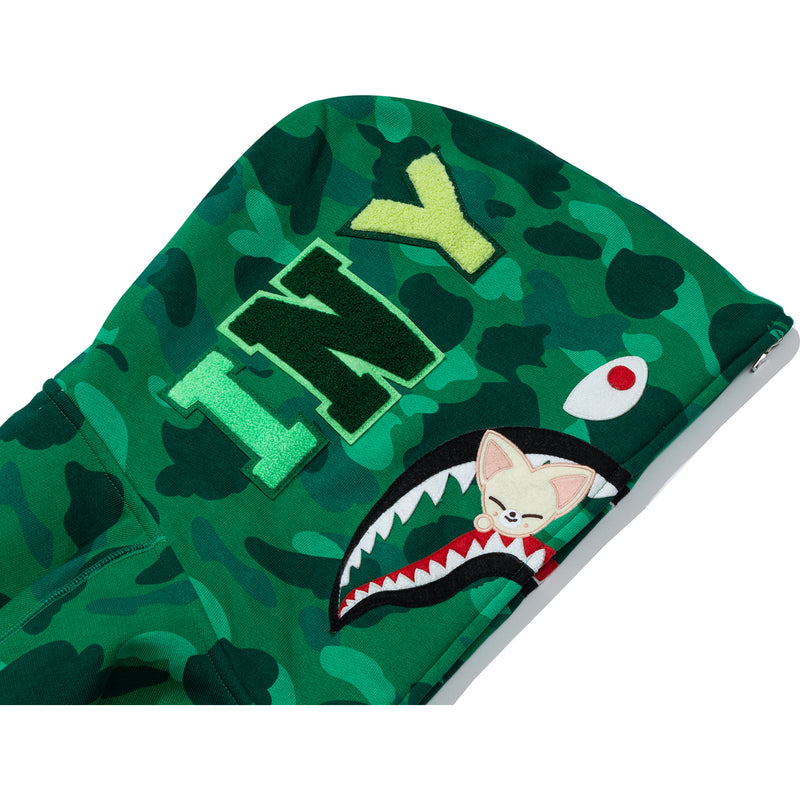 BAPE X STRAYKIDS FOXI.NY SHARK FULL ZIP HOODIE MENS