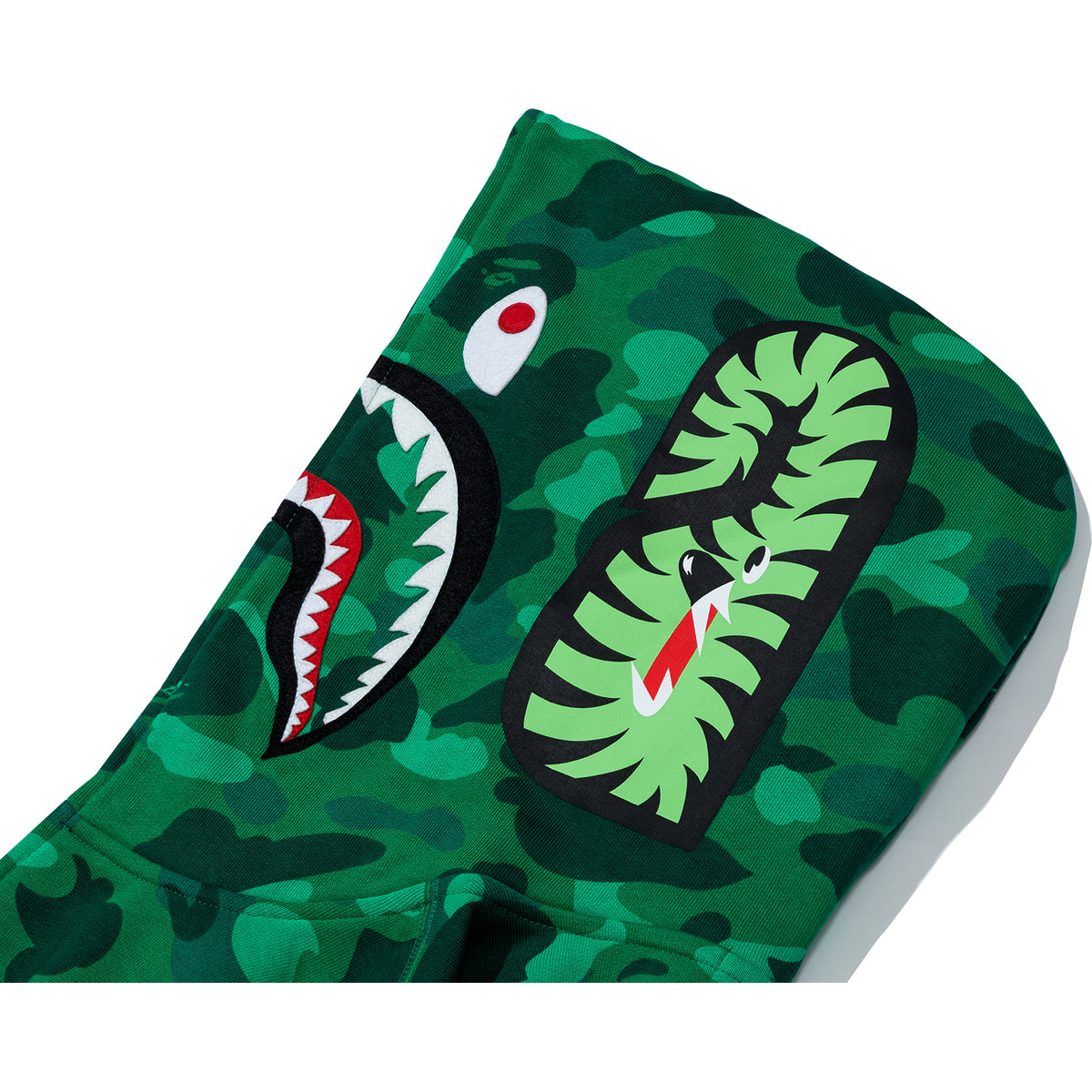 BAPE X STRAYKIDS FOXI.NY SHARK FULL ZIP HOODIE MENS