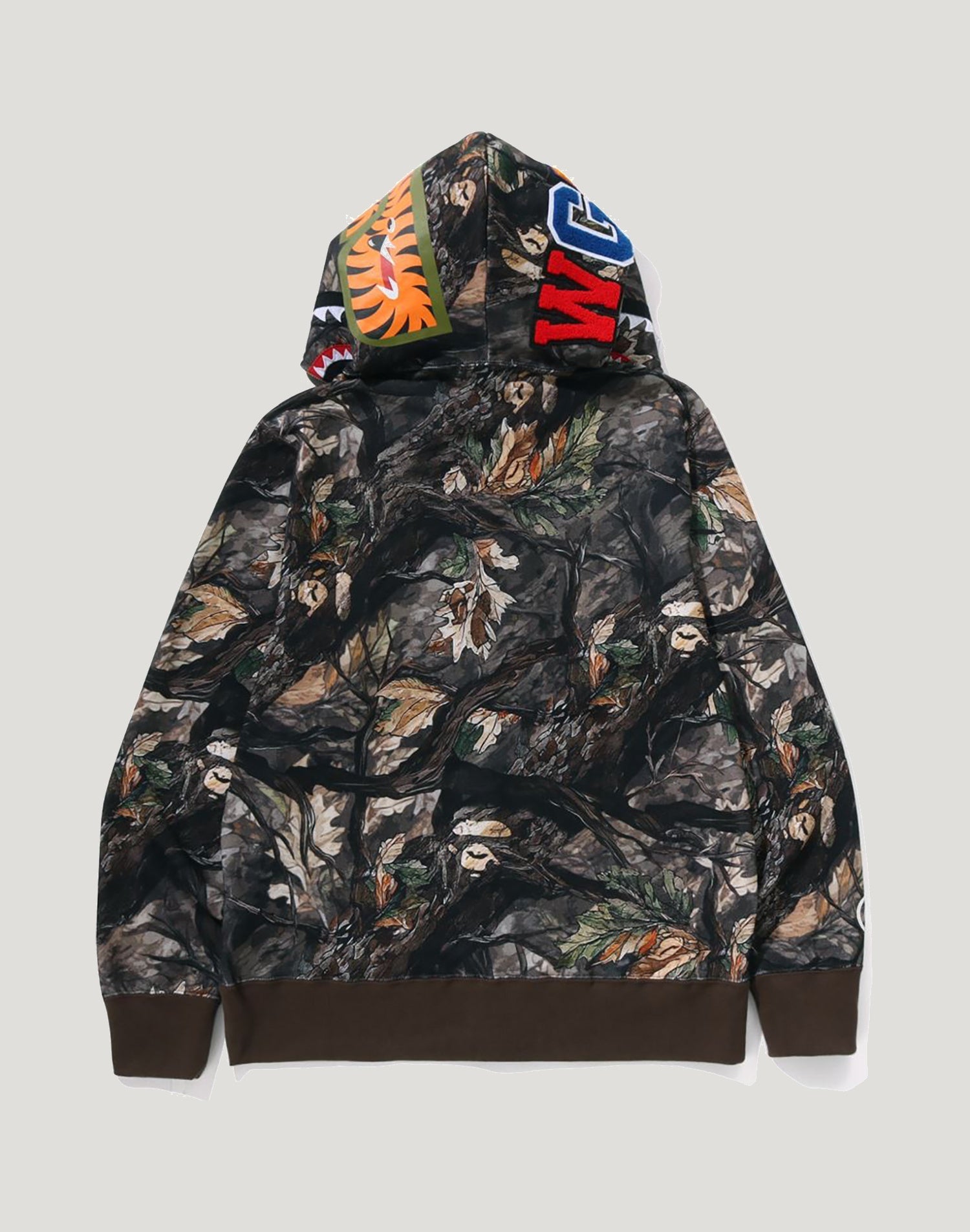 TREE EDGE CAMO SHARK FULL ZIP HOODIE MENS