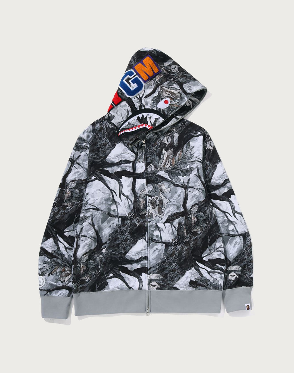 TREE EDGE CAMO SHARK FULL ZIP HOODIE MENS