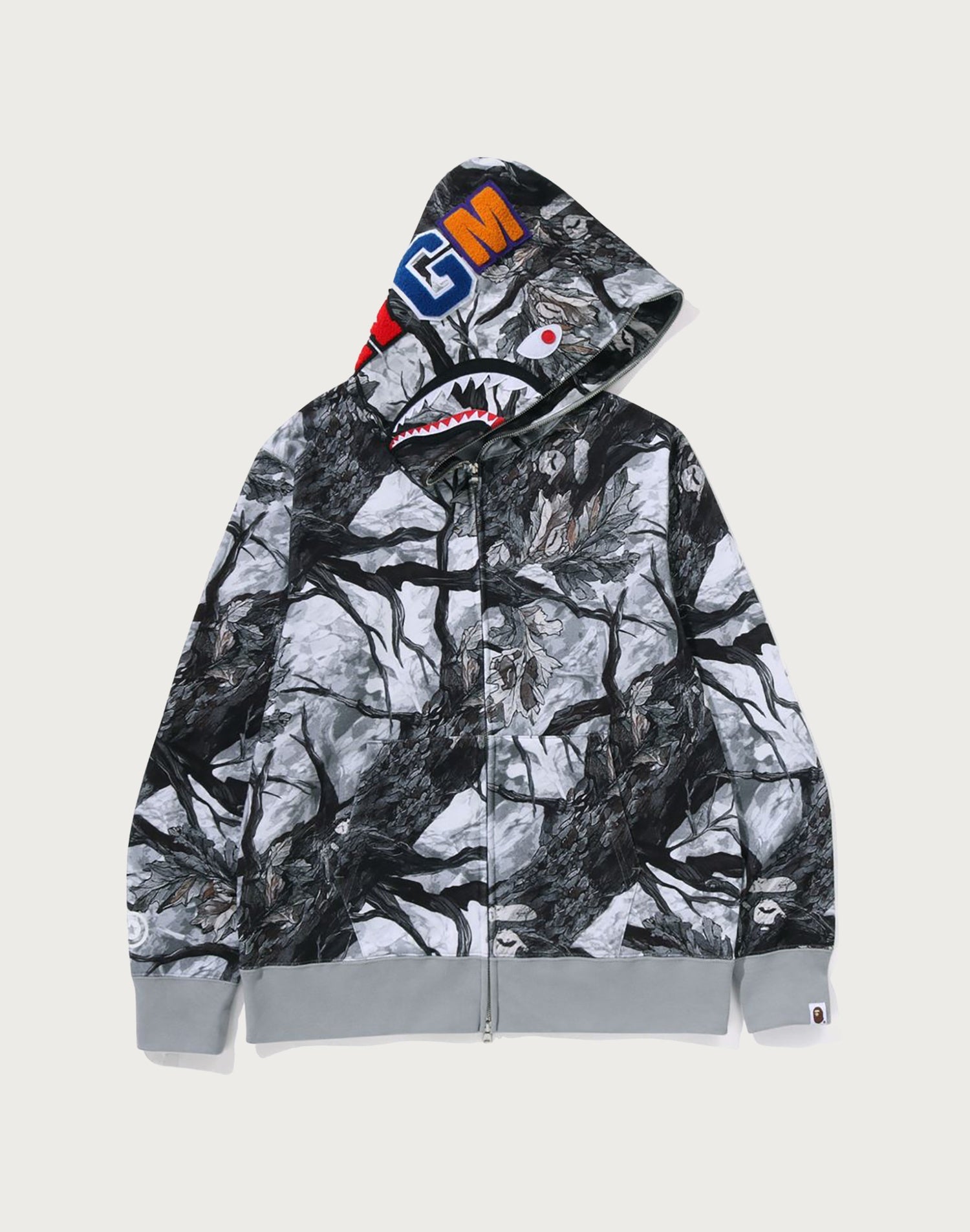 TREE EDGE CAMO SHARK FULL ZIP HOODIE MENS