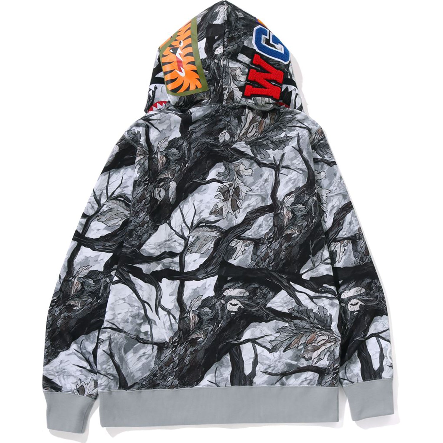 TREE EDGE CAMO SHARK FULL ZIP HOODIE MENS – us.bape.com