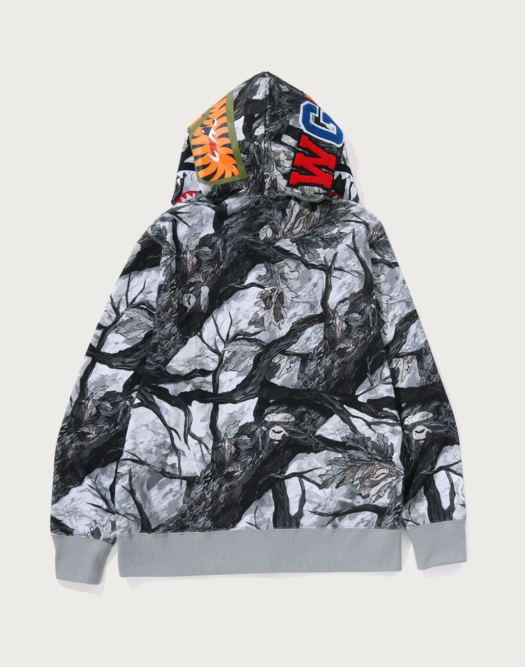 TREE EDGE CAMO SHARK FULL ZIP HOODIE MENS