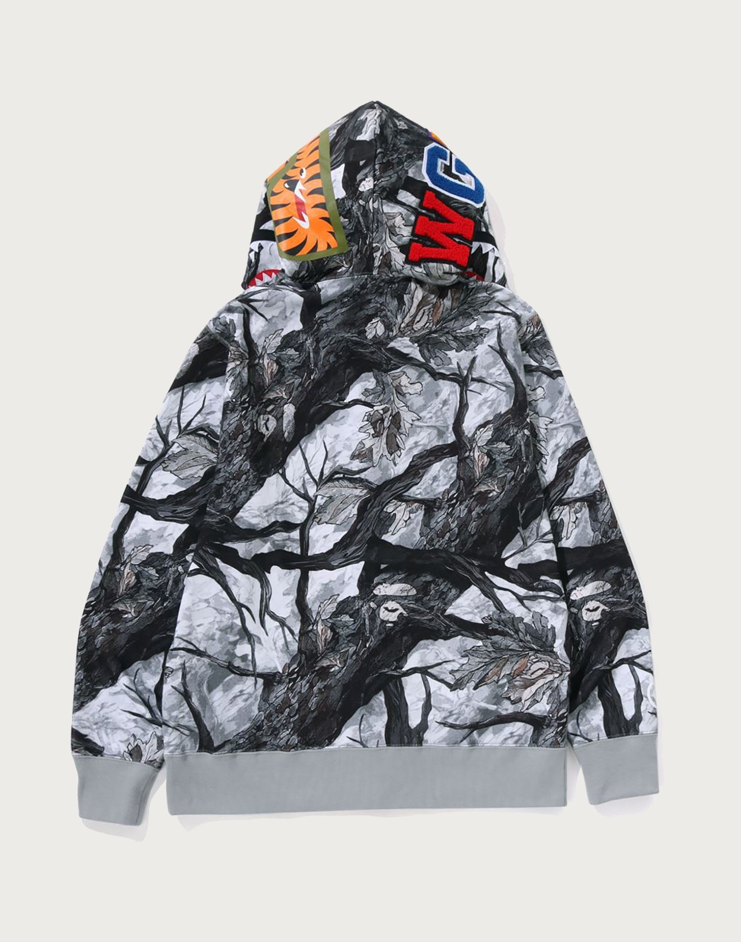 TREE EDGE CAMO SHARK FULL ZIP HOODIE MENS
