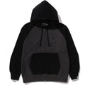 COLOR STONE BAPE RELAXED FIT ZIP HOODIE MENS