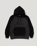 COLOR STONE BAPE RELAXED FIT ZIP HOODIE MENS