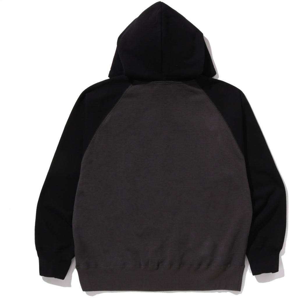 COLOR STONE BAPE RELAXED FIT ZIP HOODIE MENS