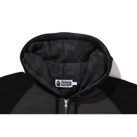 COLOR STONE BAPE RELAXED FIT ZIP HOODIE MENS