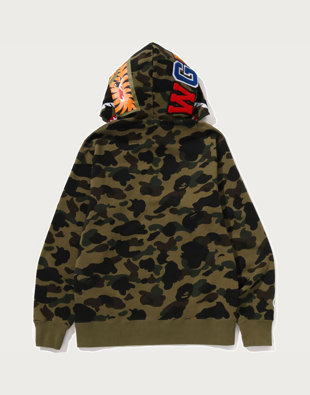 1ST CAMO SHARK FULL ZIP HOODIE MENS