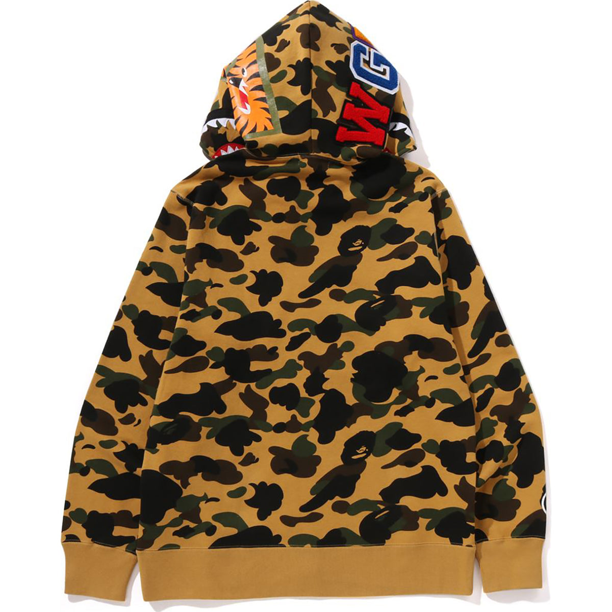1ST CAMO SHARK FULL ZIP HOODIE MENS