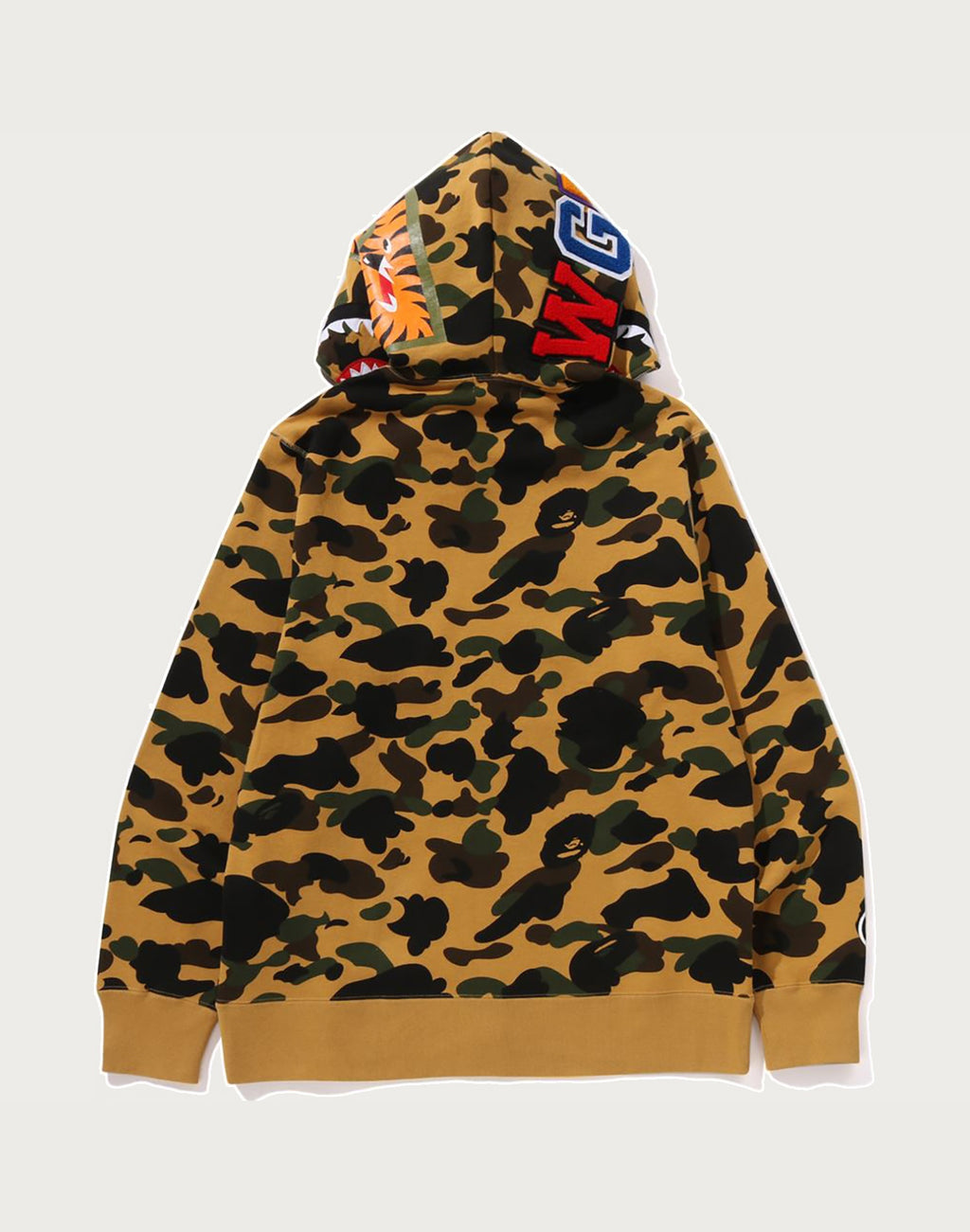 1ST CAMO SHARK FULL ZIP HOODIE MENS