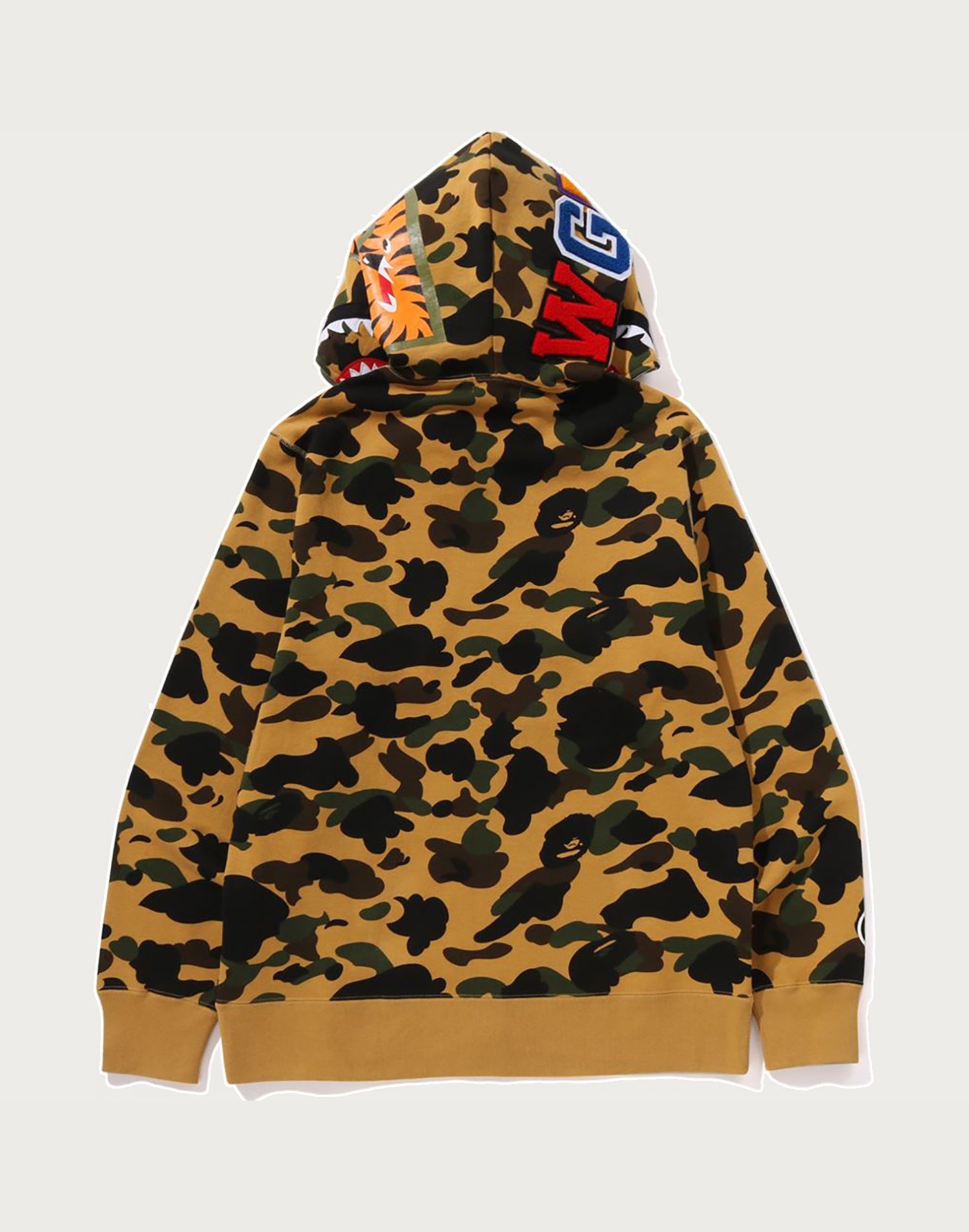 1ST CAMO SHARK FULL ZIP HOODIE MENS