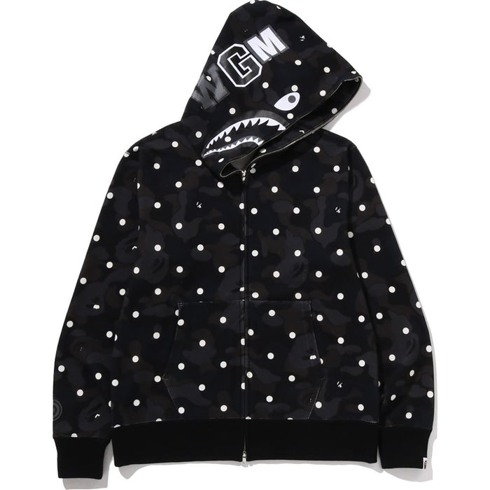 ABC DOT SHARK FULL ZIP HOODIE MENS