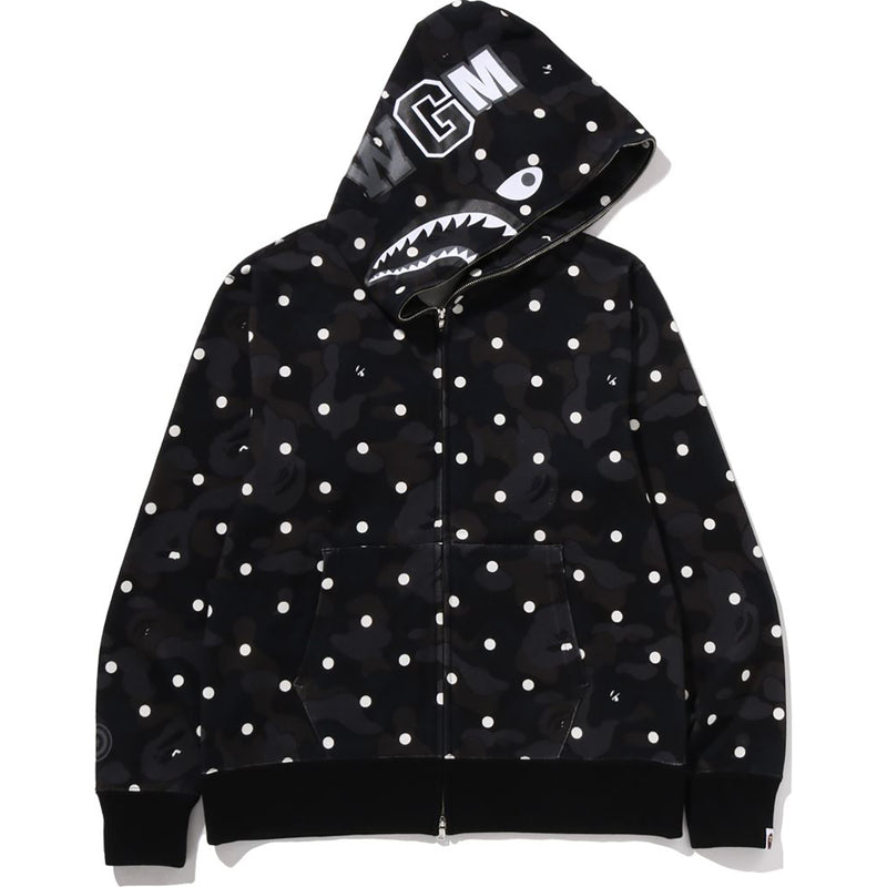 ABC DOT SHARK FULL ZIP HOODIE MENS