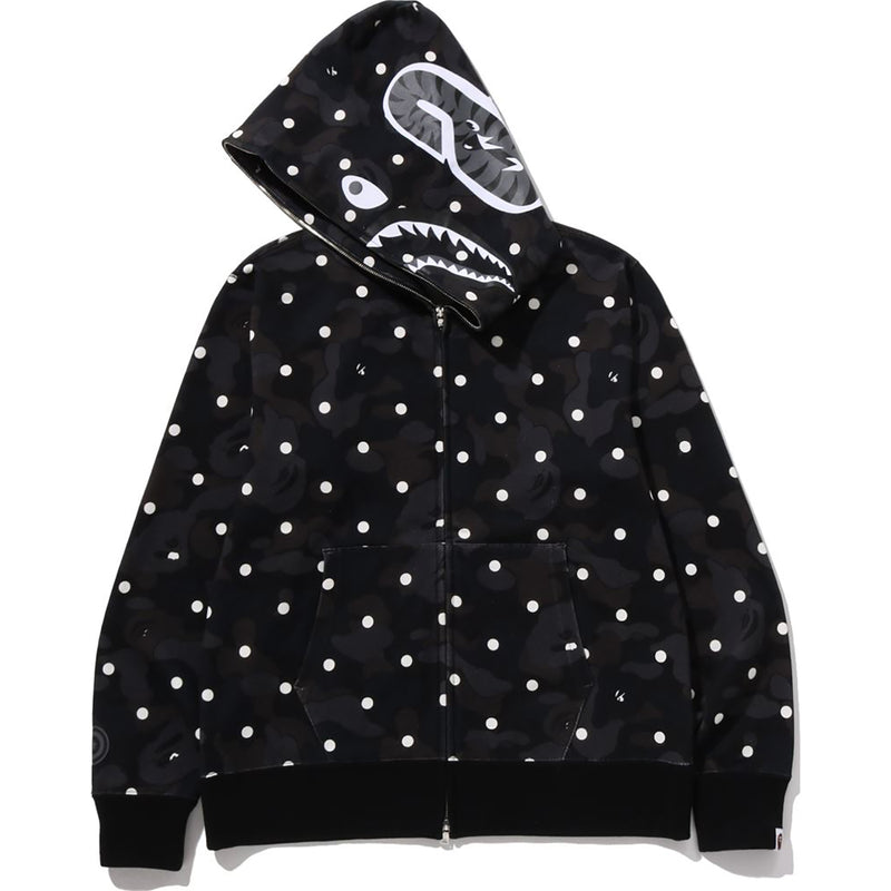 ABC DOT SHARK FULL ZIP HOODIE MENS