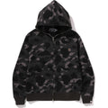 ONE POINT COLOR CAMO CROPPED FULL ZIP HOODIE MENS
