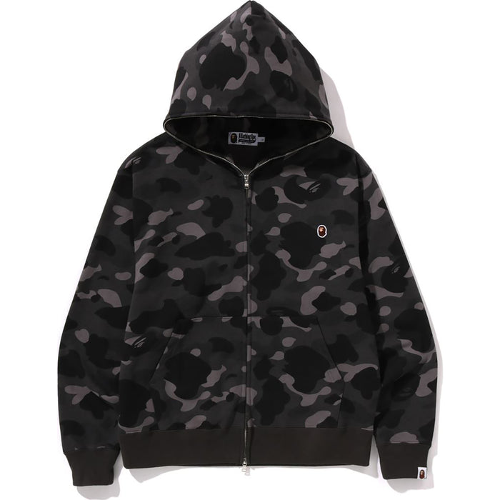 ONE POINT COLOR CAMO CROPPED FULL ZIP HOODIE MENS