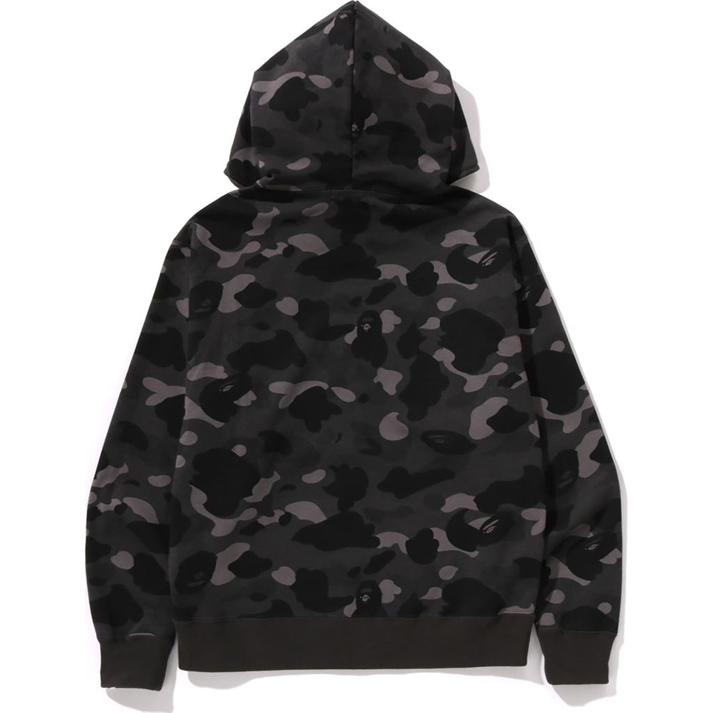 ONE POINT COLOR CAMO CROPPED FULL ZIP HOODIE MENS