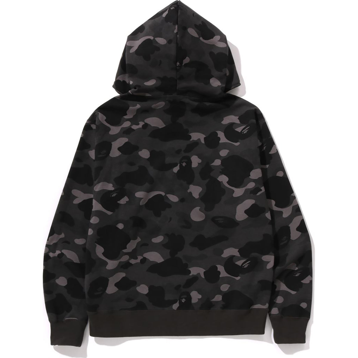 ONE POINT COLOR CAMO CROPPED FULL ZIP HOODIE MENS