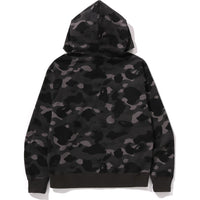 ONE POINT COLOR CAMO CROPPED FULL ZIP HOODIE MENS