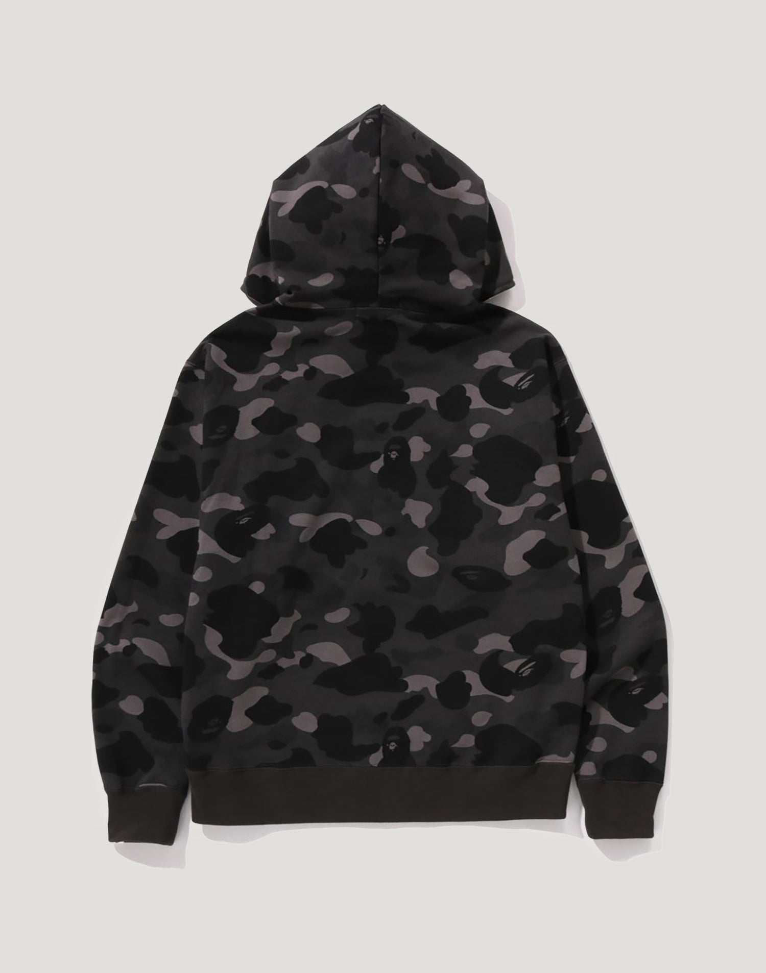 ONE POINT COLOR CAMO CROPPED FULL ZIP HOODIE MENS