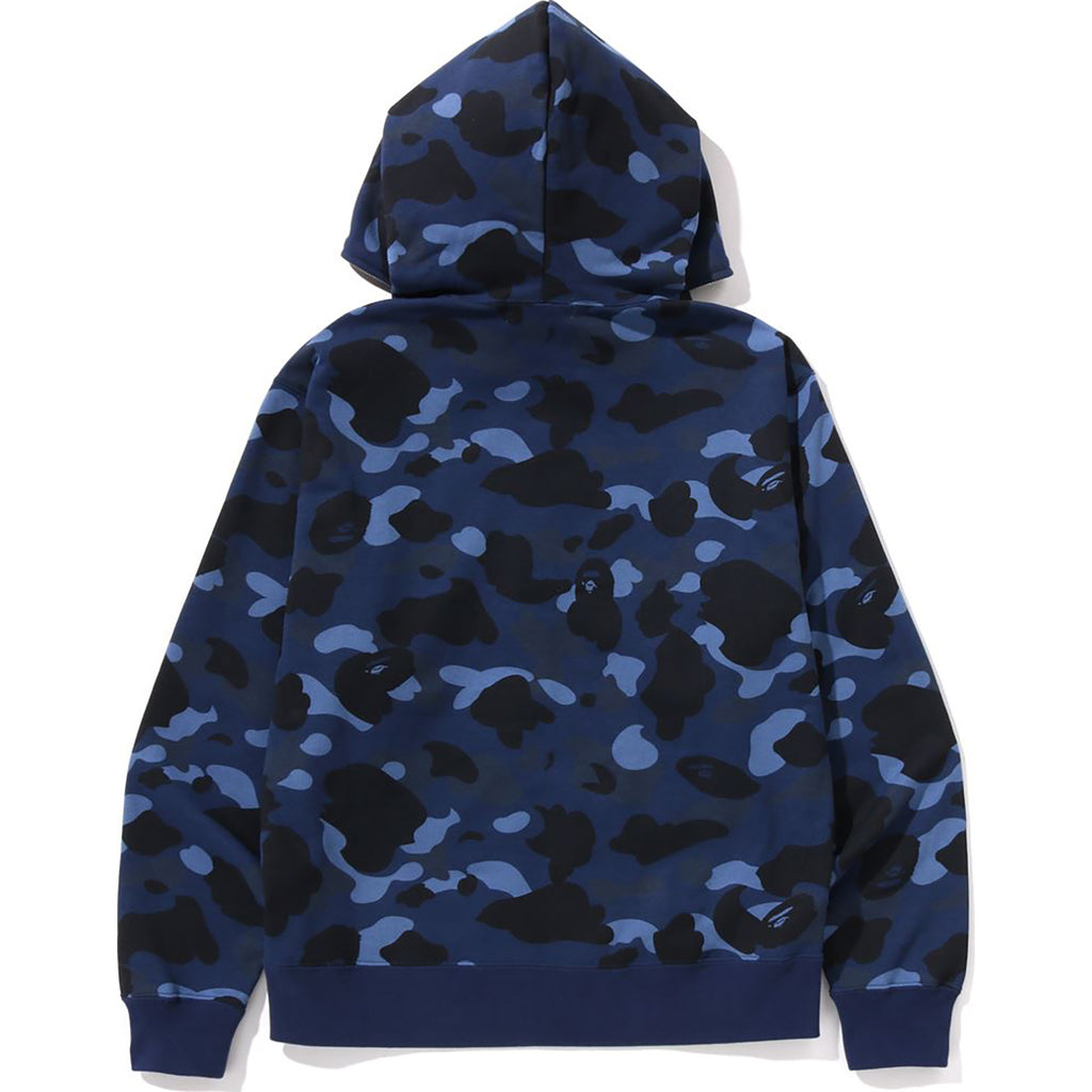 ONE POINT COLOR CAMO CROPPED FULL ZIP HOODIE MENS