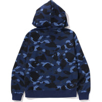 ONE POINT COLOR CAMO CROPPED FULL ZIP HOODIE MENS