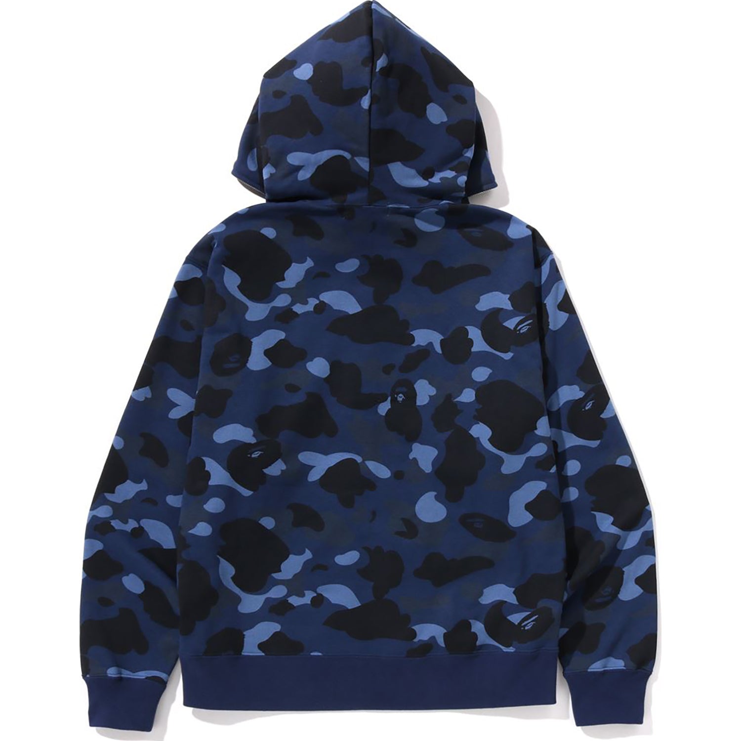ONE POINT COLOR CAMO CROPPED FULL ZIP HOODIE MENS