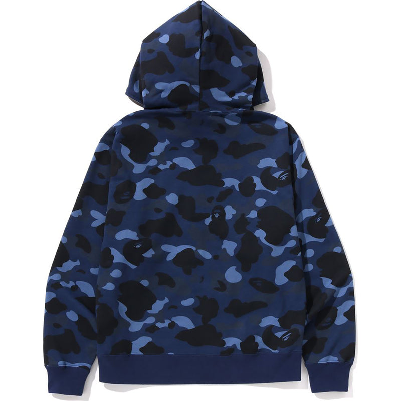 ONE POINT COLOR CAMO CROPPED FULL ZIP HOODIE MENS