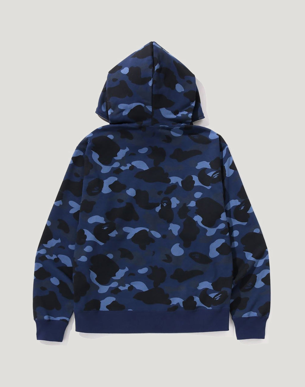 ONE POINT COLOR CAMO CROPPED FULL ZIP HOODIE MENS